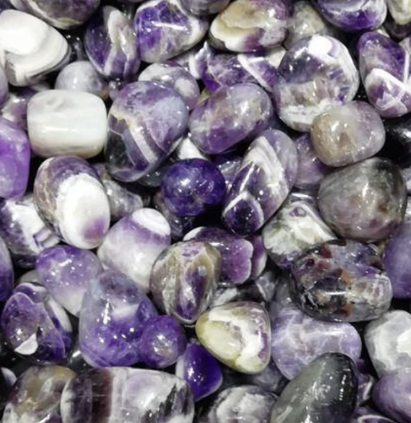 Chevron Amethyst (Tumbled) - Image 2