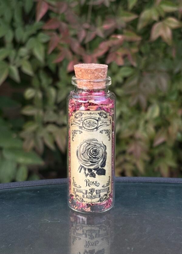 Rose Petals Loose Dried Herb (In Apothecary Jar)