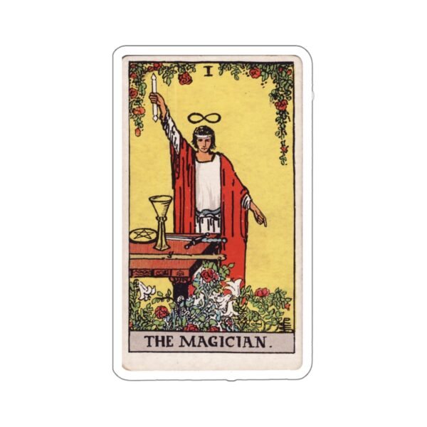 Tarot The Magician Card | Die-Cut Sticker - Image 10