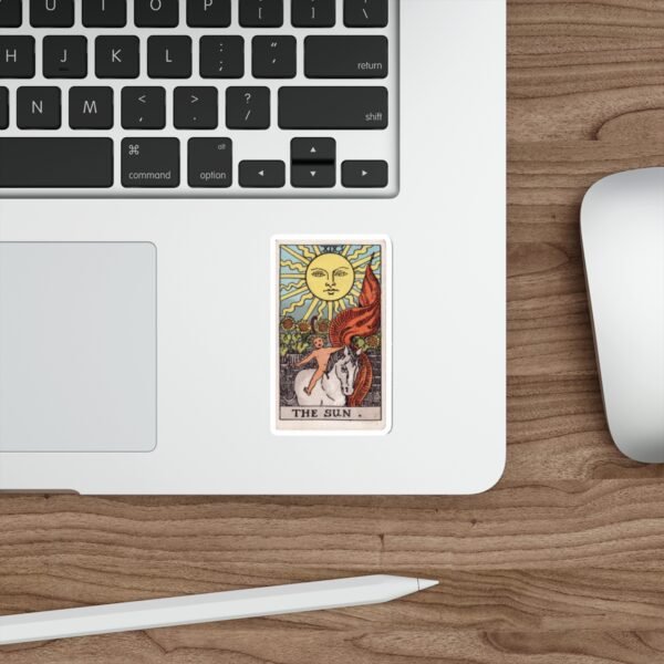 Tarot The Sun Card | Die-Cut Sticker - Image 5