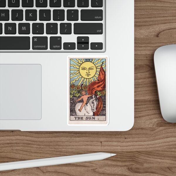 Tarot The Sun Card | Die-Cut Sticker - Image 9