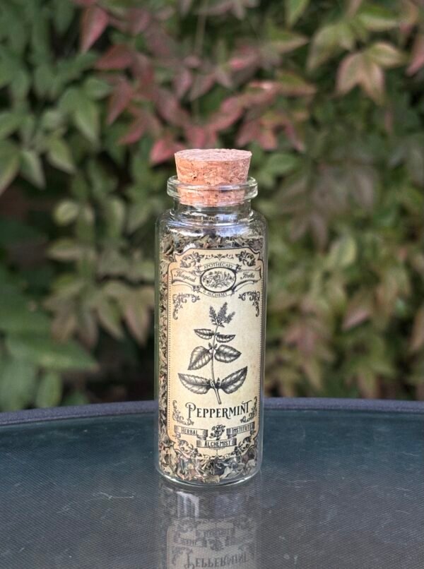 Peppermint Loose Dried Herb (In Apothecary Jar)