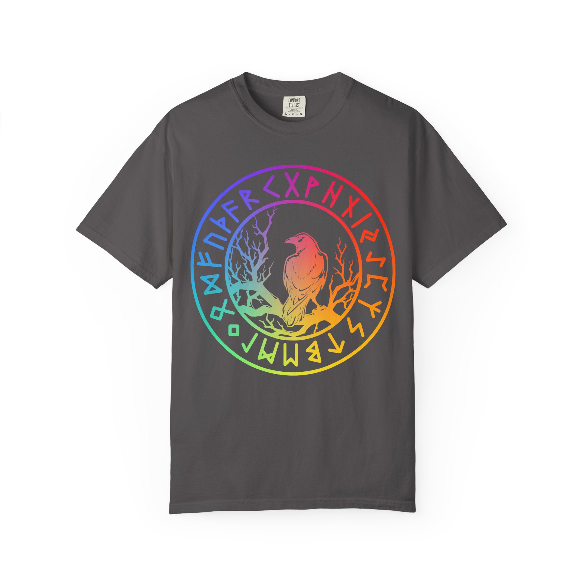 Ravens & Runes | Rainbow Edition | Unisex Comfort Colors T-shirt - Image 13