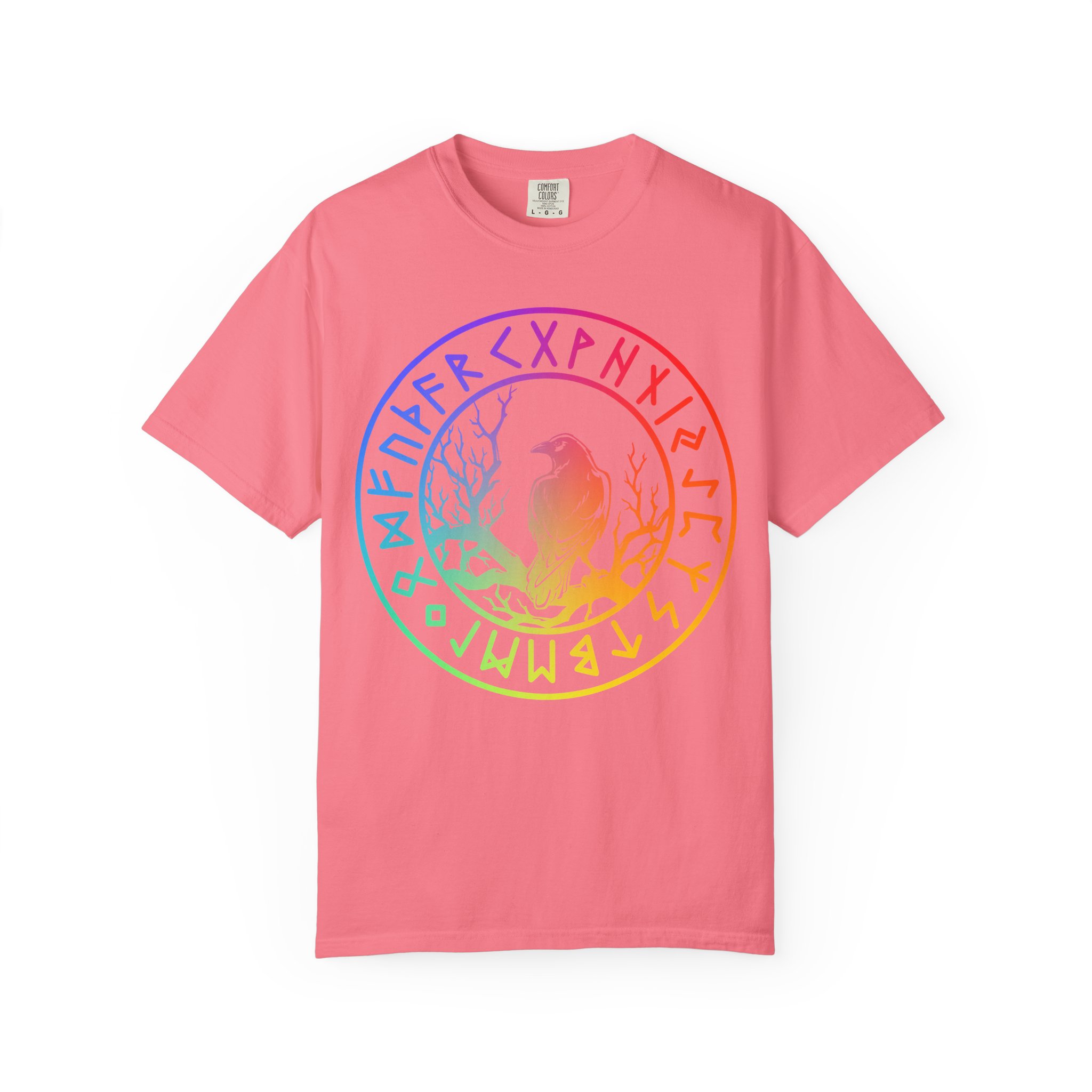 Ravens & Runes | Rainbow Edition | Unisex Comfort Colors T-shirt - Image 17