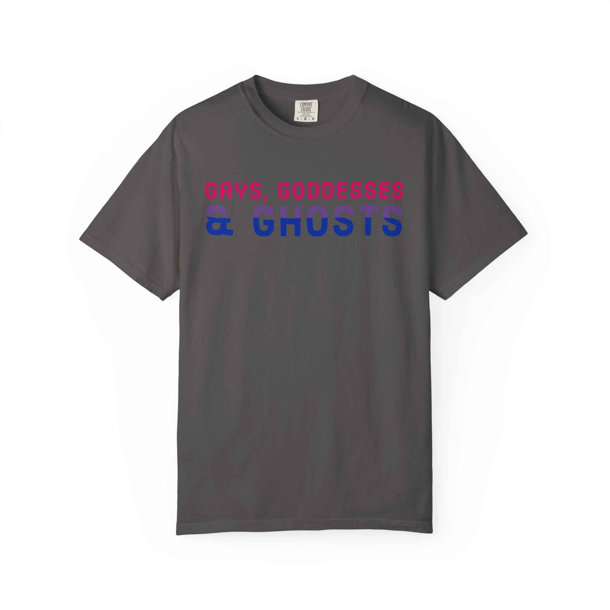 Gays, Goddesses & Ghosts | Bi Flag | Unisex Comfort Colors T-shirt - Image 13