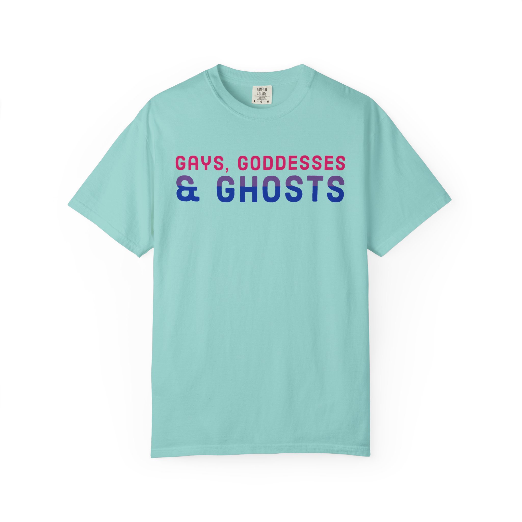 Gays, Goddesses & Ghosts | Bi Flag | Unisex Comfort Colors T-shirt - Image 5
