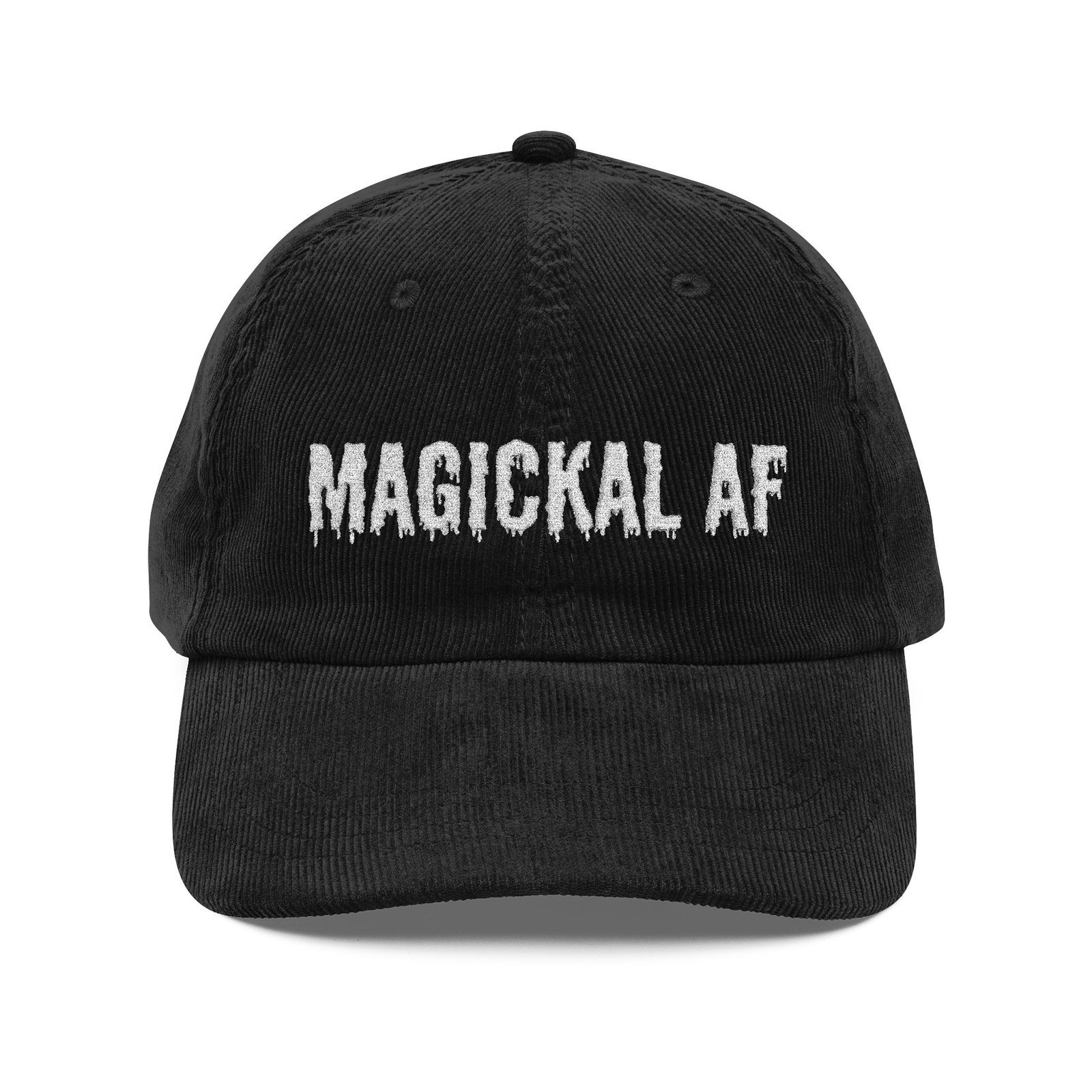 Magickal AF | Embroidered Vintage Corduroy Cap
