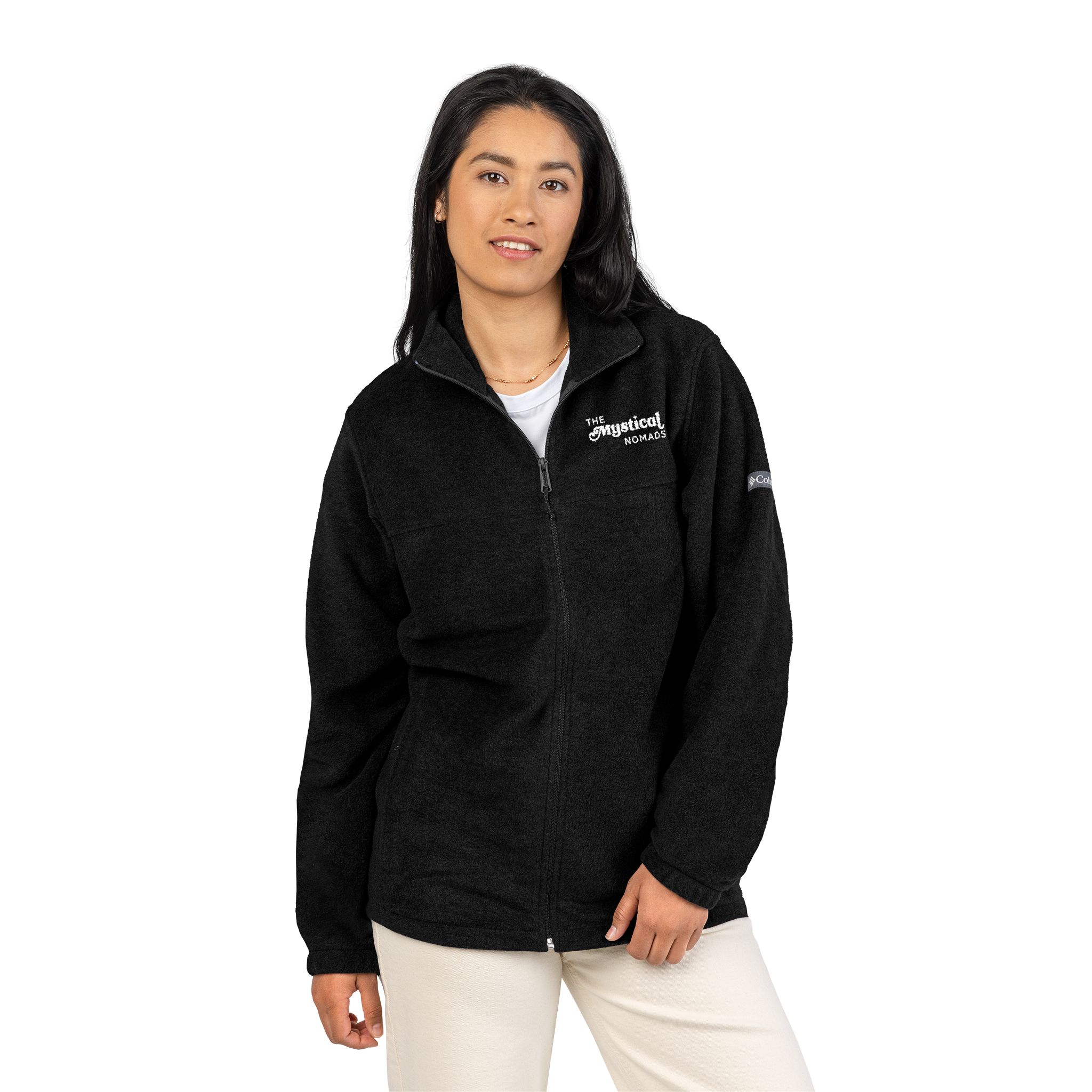 The Mystical Nomads | Embroidered Unisex Columbia Fleece Jacket - Image 7