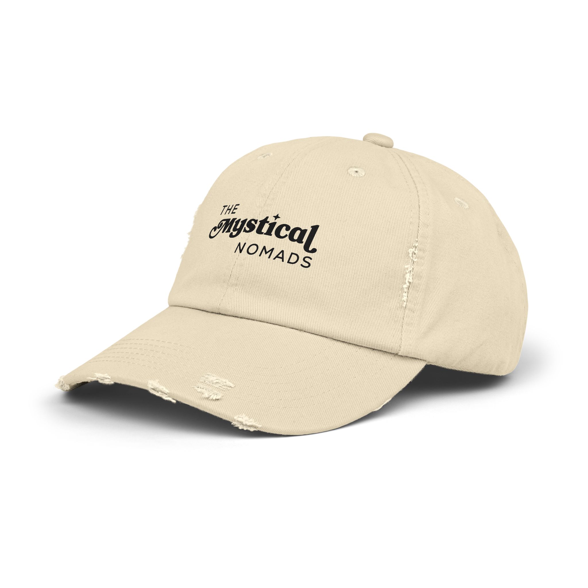 The Mystical Nomads | Unisex Distressed Cap - Image 6