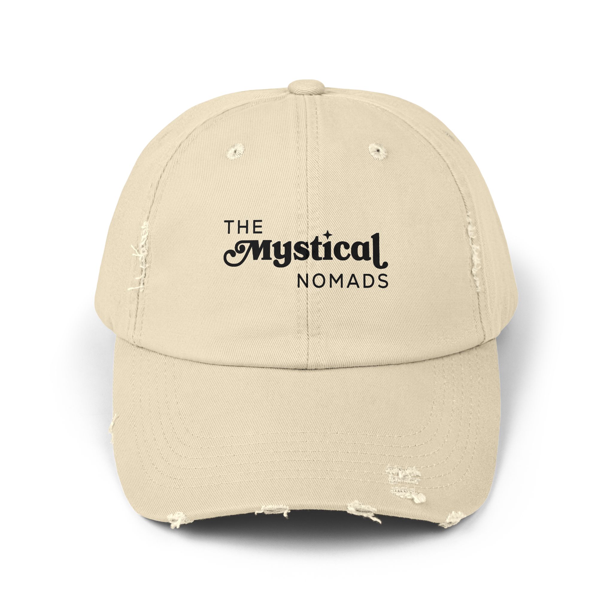 The Mystical Nomads | Unisex Distressed Cap - Image 5