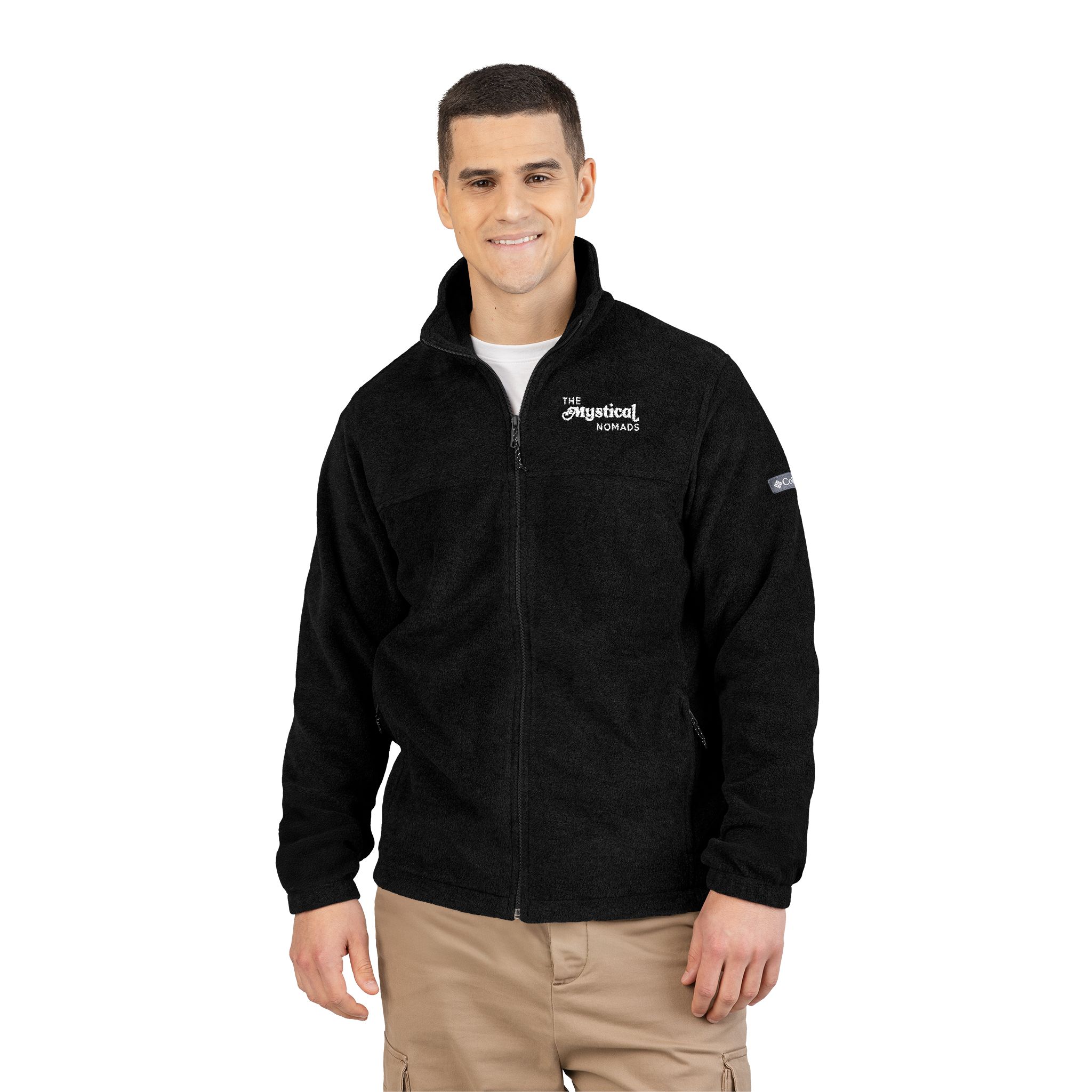 The Mystical Nomads | Embroidered Unisex Columbia Fleece Jacket - Image 8