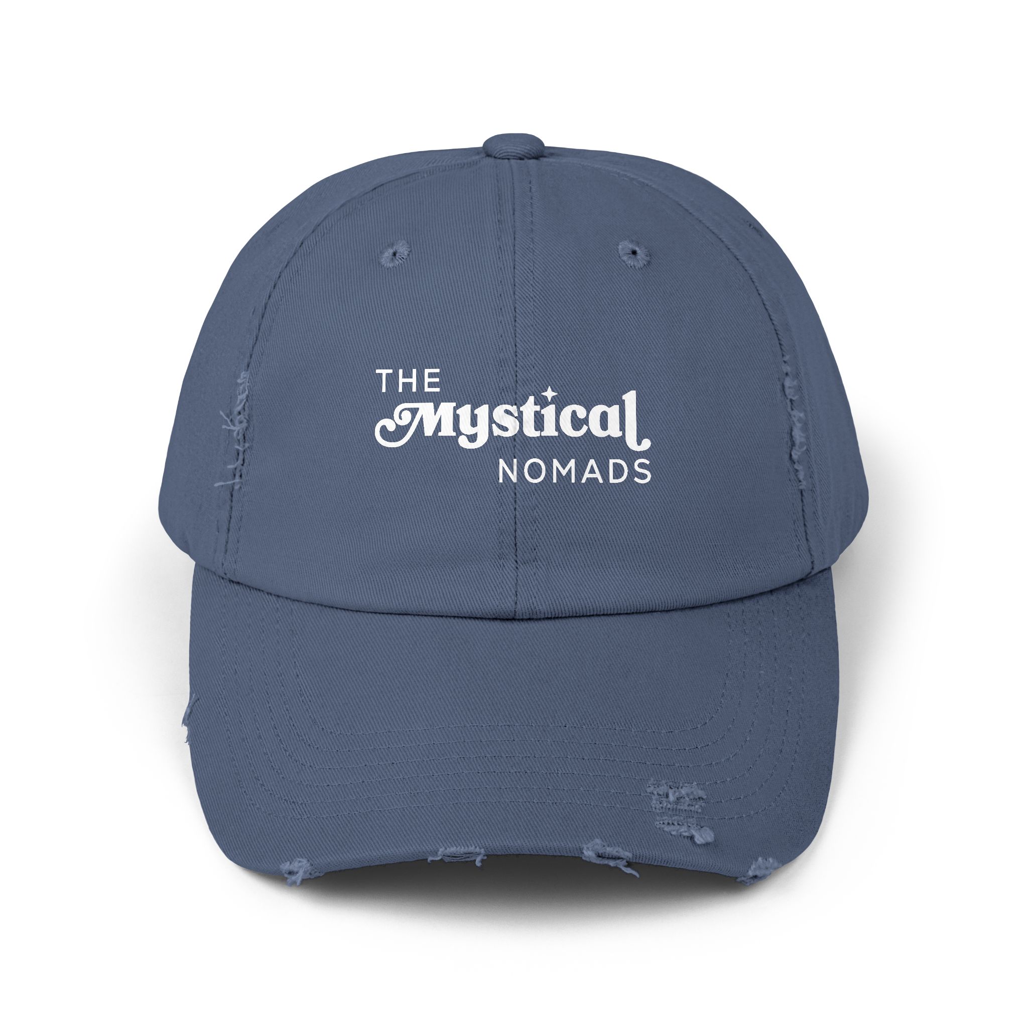 The Mystical Nomads | Unisex Distressed Cap - Image 9