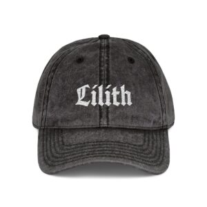 Lilith | Embroidered Vintage Cap