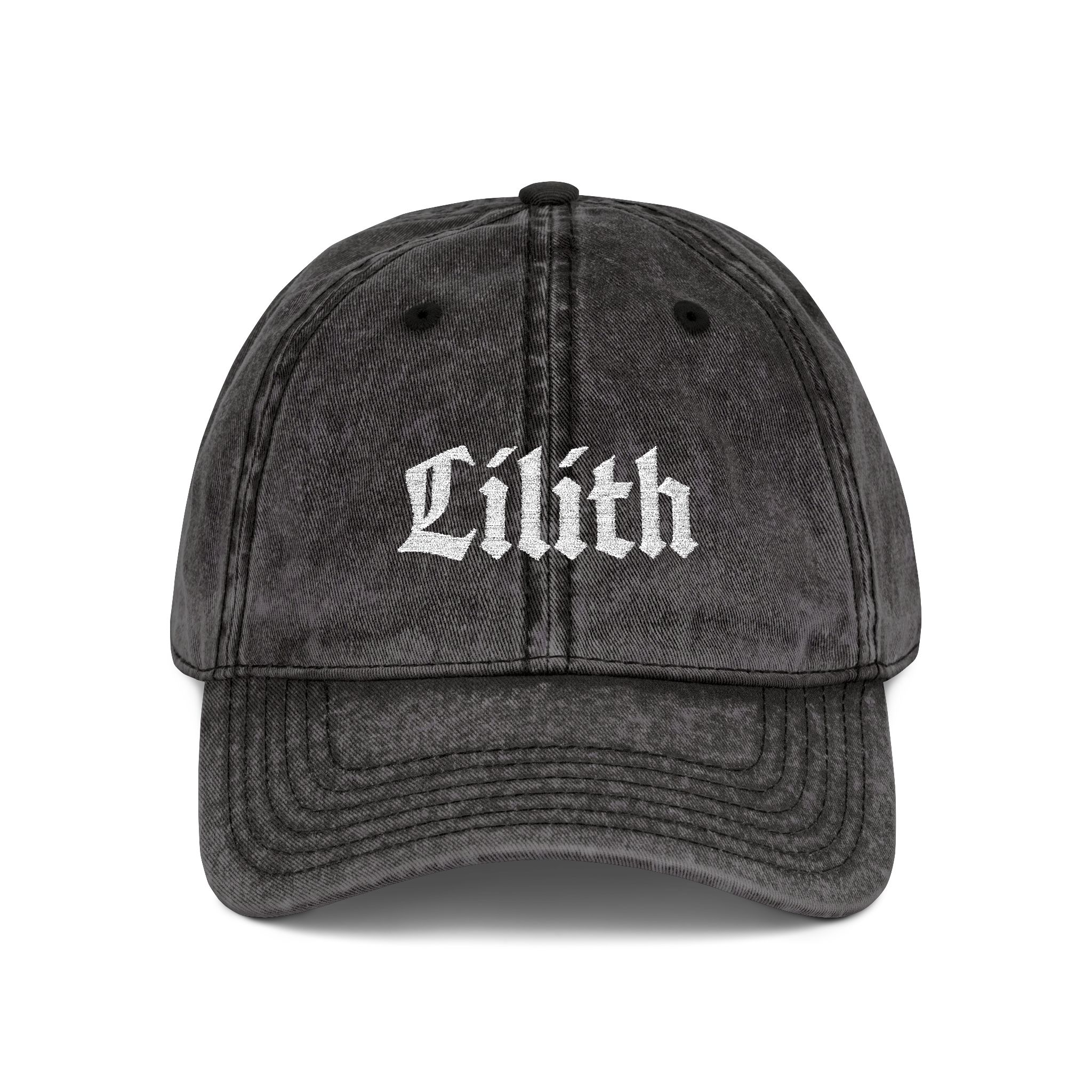 Lilith | Embroidered Vintage Cap