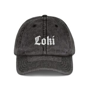 Loki | Embroidered Vintage Cap