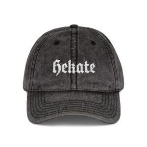 Hekate | Embroidered Vintage Cap