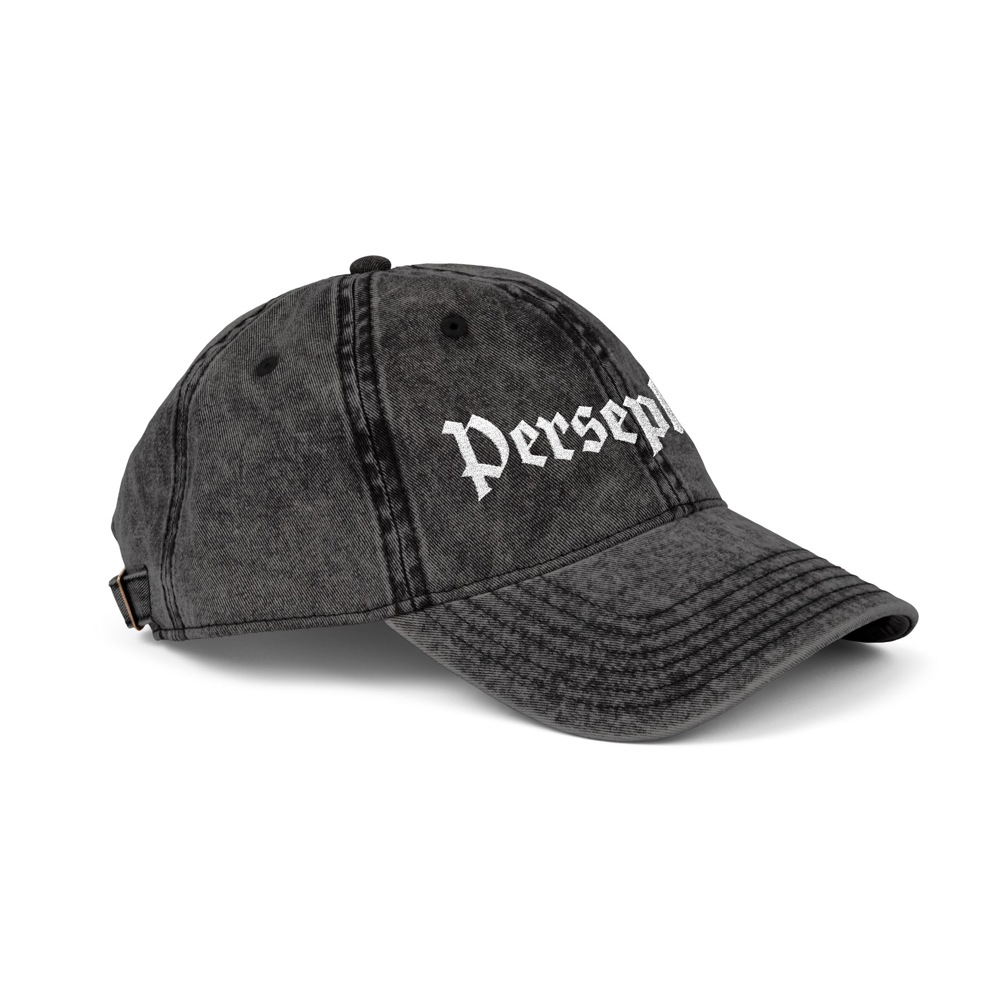 Persephone | Embroidered Vintage Cap - Image 2