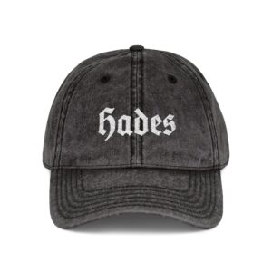 Hades | Embroidered Vintage Cap