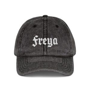 Freya | Embroidered Vintage Cap