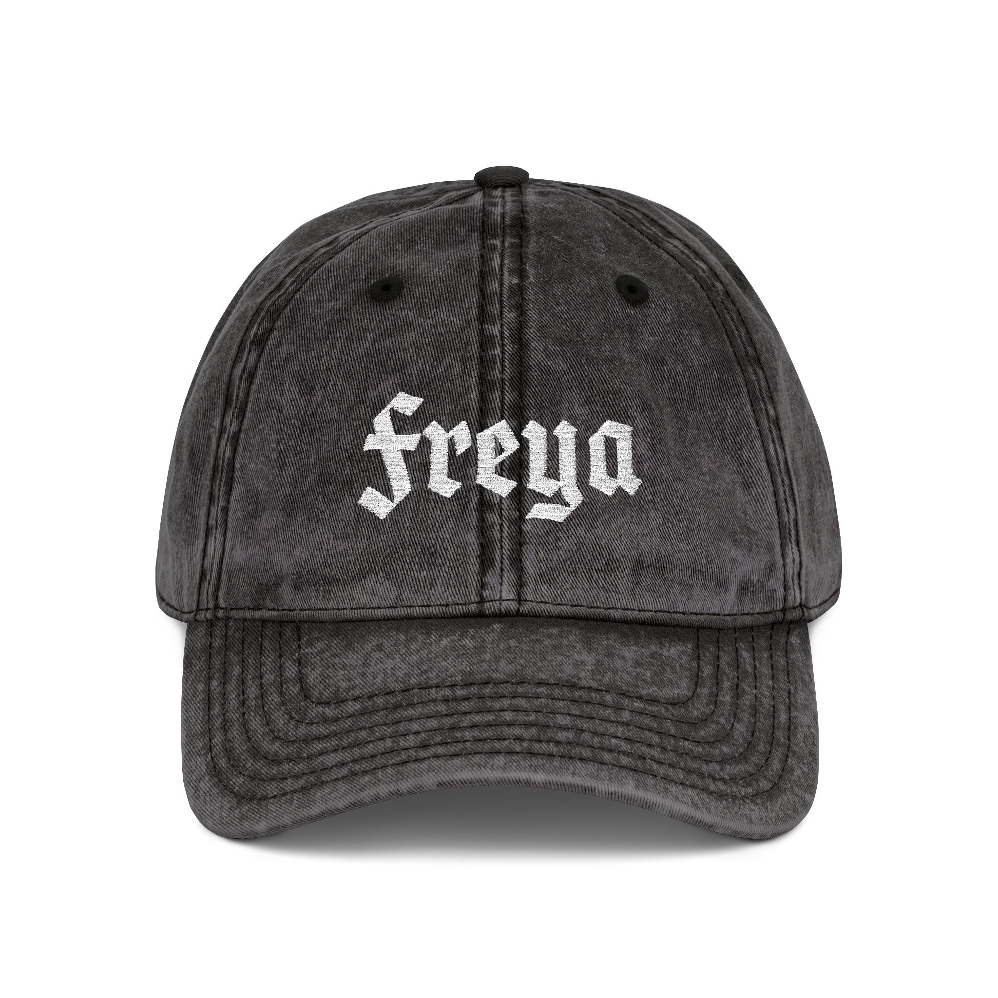 Freya | Embroidered Vintage Cap