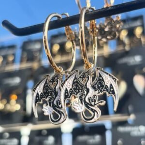 Dragon Hoop Earrings