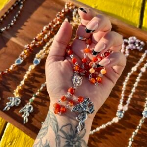 Lilith Goddess Rosary | Carnelian Agate