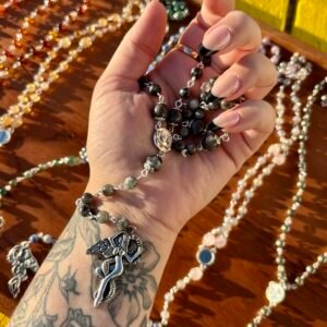 Lilith Goddess Rosary | Labradorite