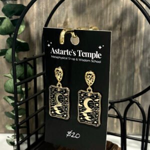 The Moon Tarot Earrings