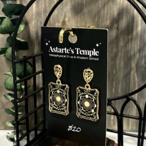 The Wheel of Fortune Tarot Earrings