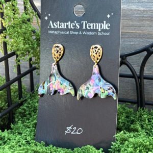 Abalone Mermaid Tail Earrings (Style 2)