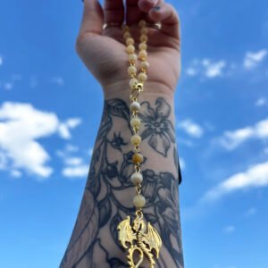 Dragon Rosary | Honey Calcite