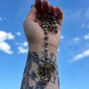 Dragon Rosary | Dalmatian Jasper